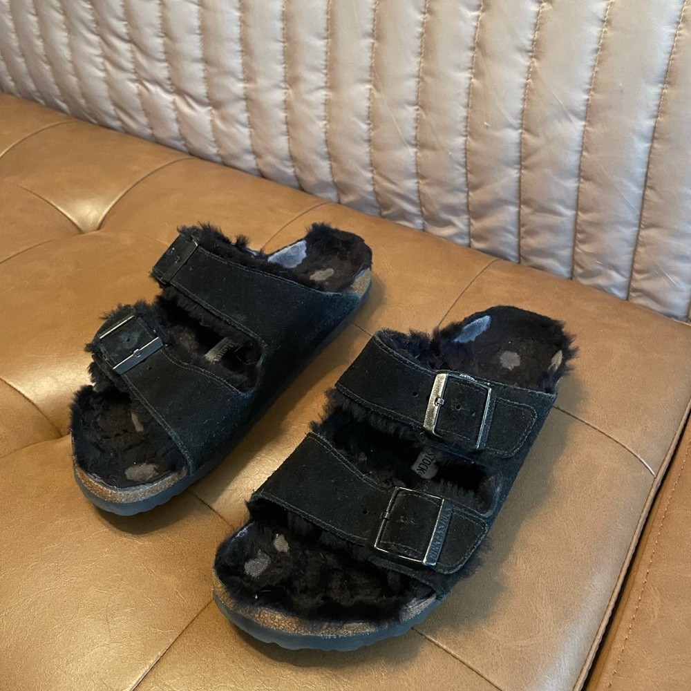 Furry Birkenstocks